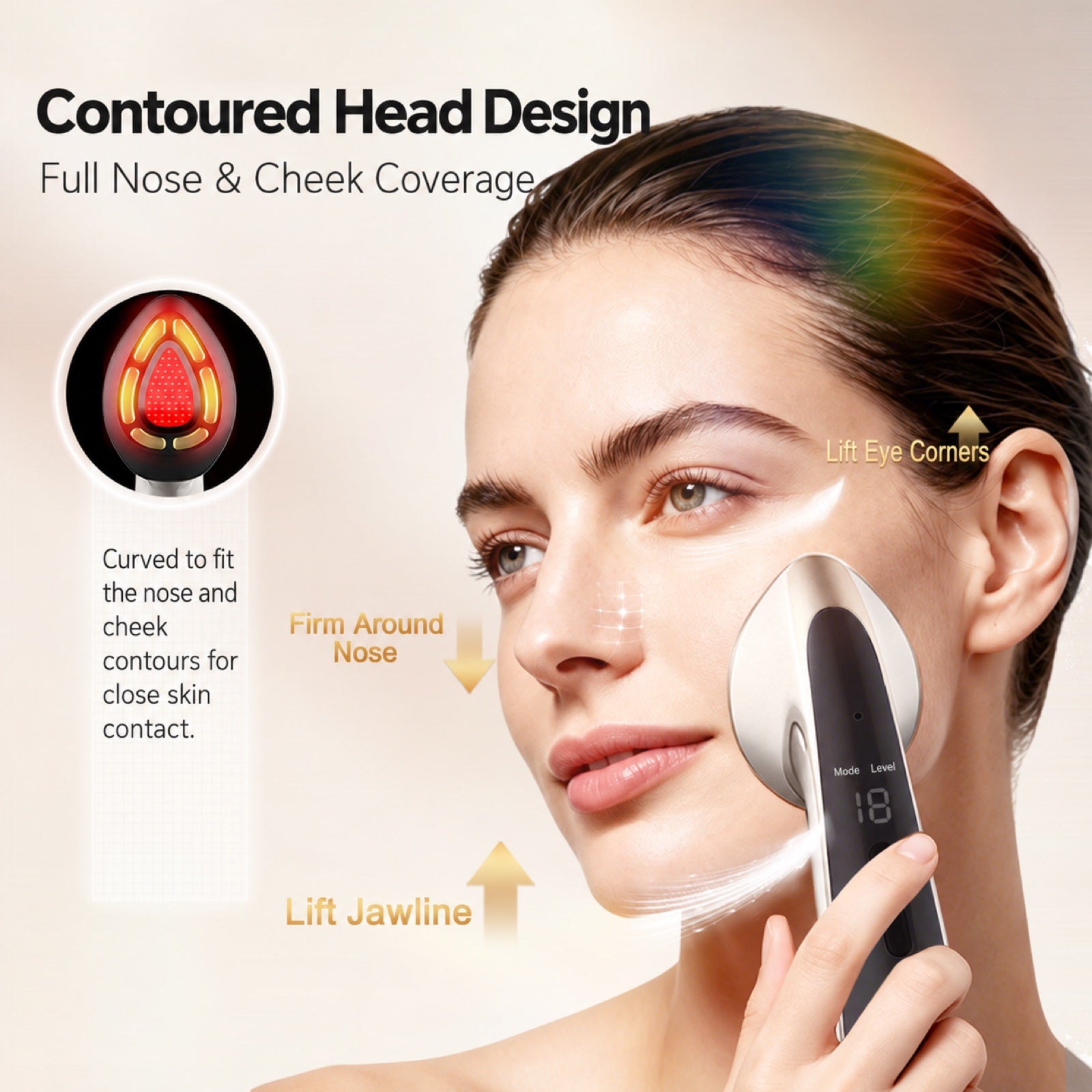 Gold Micro-Sculpting Beauty Device
